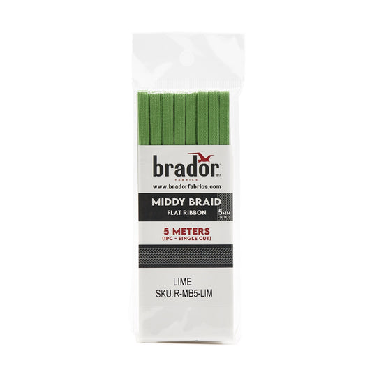 Middy Braid - Lime
