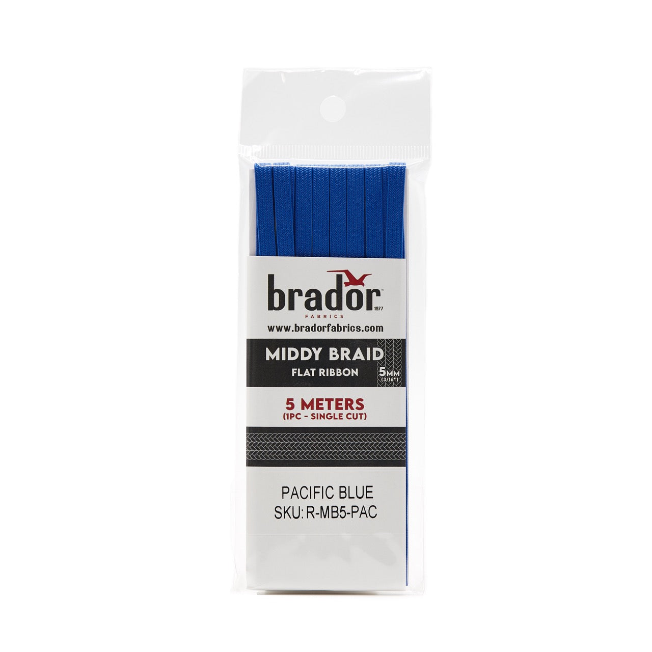 Middy Braid - Pacific Blue