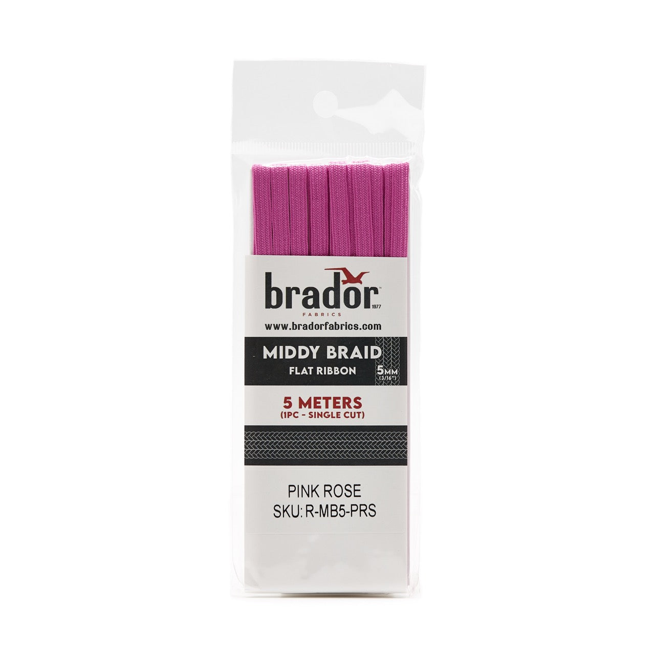 Middy Braid - Pink Rose