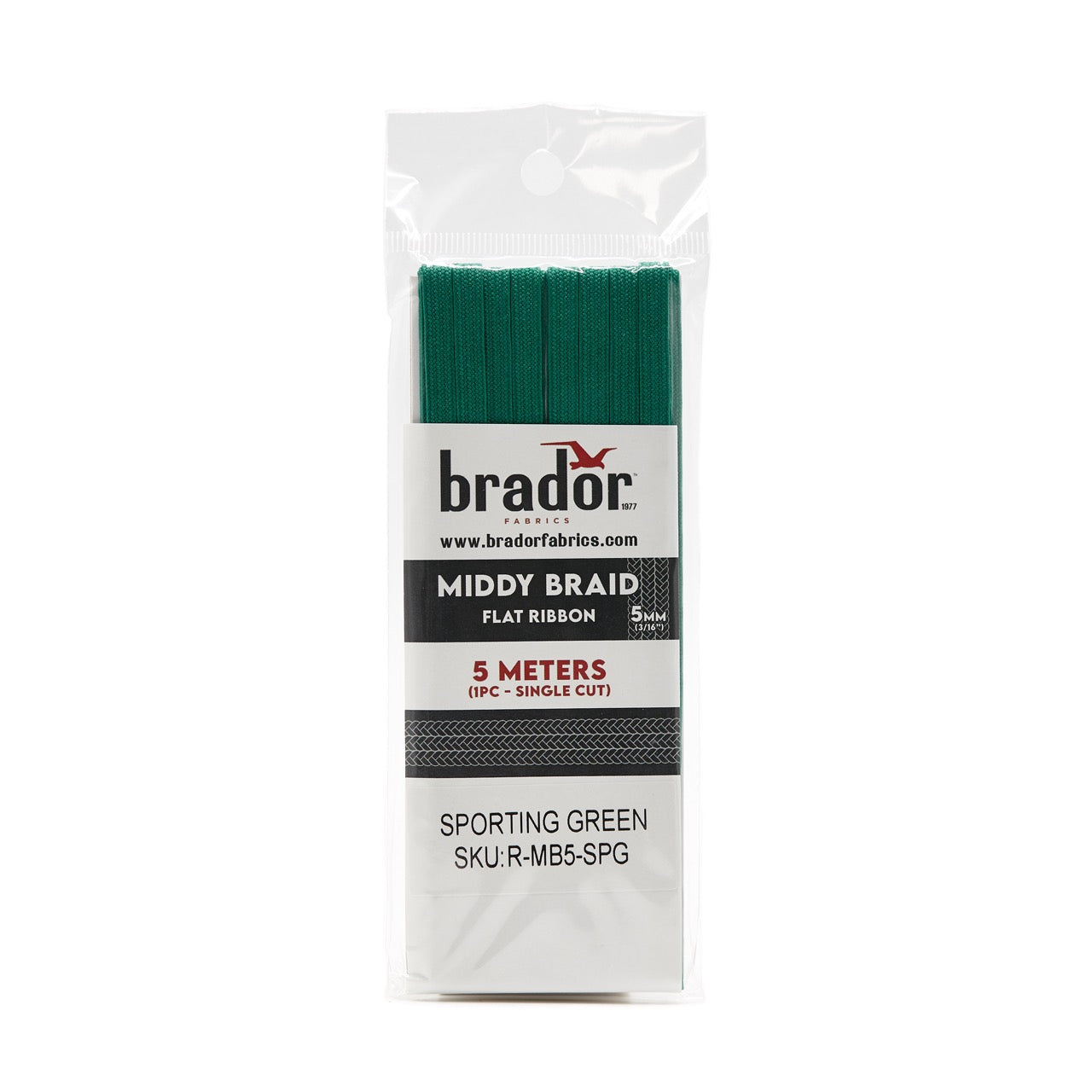 Middy Braid - Sporting Green