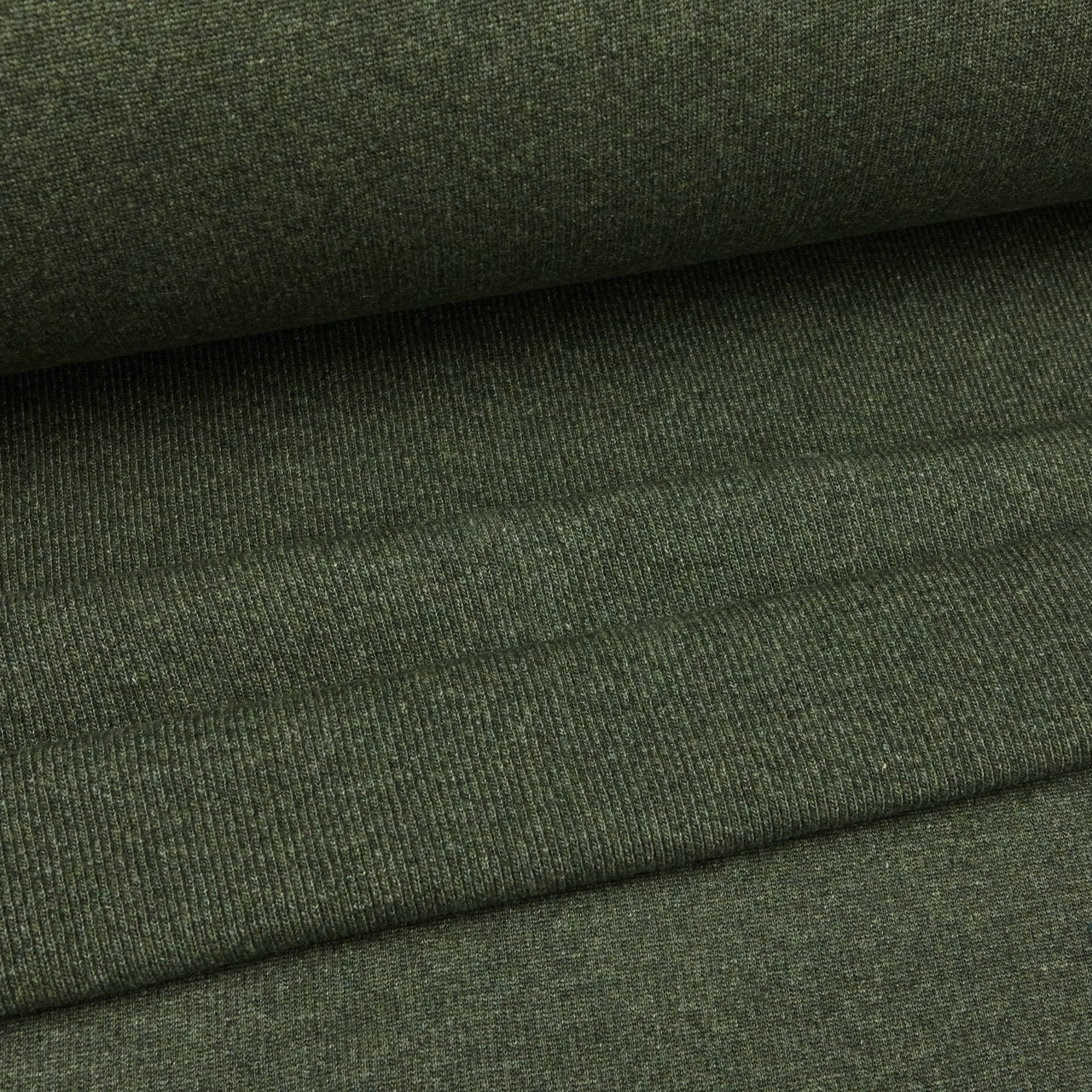 Wool Ribbing / Rib Knit (CG®) - Olive Green (fold)