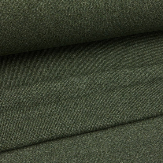 Wool Ribbing / Rib Knit (CG®) - Olive Green (fold)