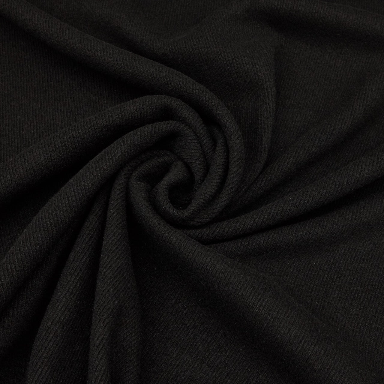 Wool Ribbing / Rib Knit (CG®) - Black