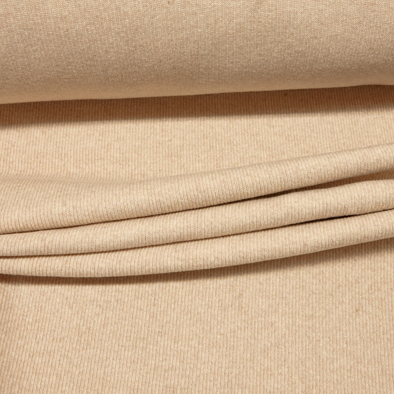 Wool Ribbing / Rib Knit (CG®) - Café au Lait (fold)