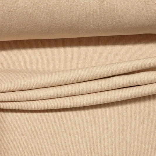 Wool Ribbing / Rib Knit (CG®) - Café au Lait (fold)