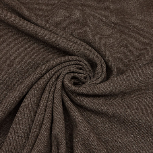 Wool Ribbing / Rib Knit (CG®) - Chocolate Milk