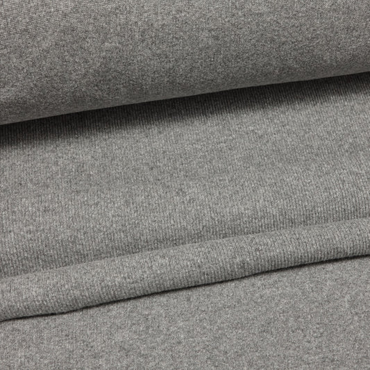 Wool Ribbing / Rib Knit (CG®) - Mid-Grey (fold)