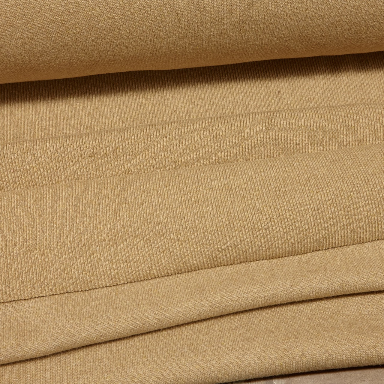 Wool Ribbing / Rib Knit (CG®) - Sand (fold)