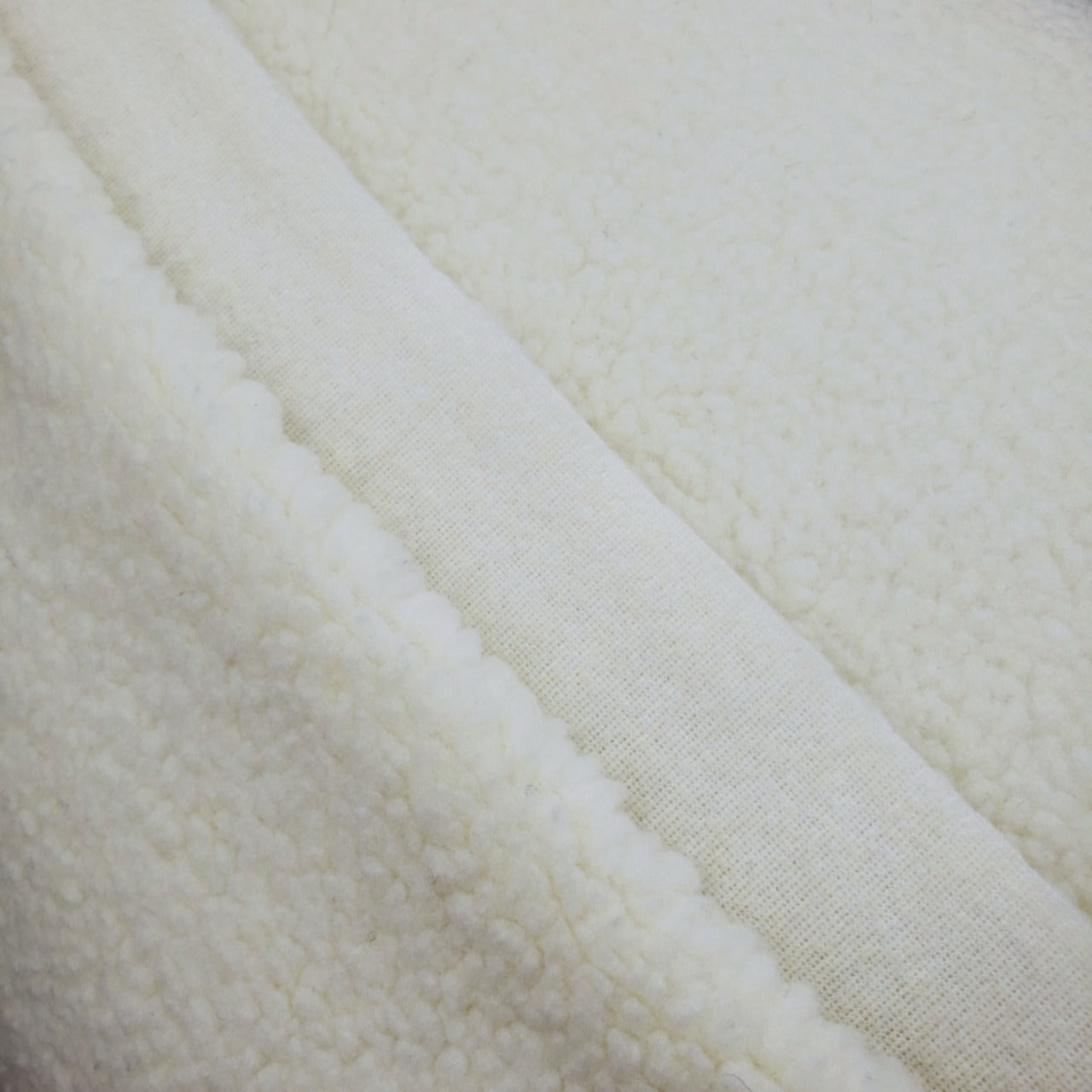 Sherpa Pile Lining - Medium - Natural (Off-White)