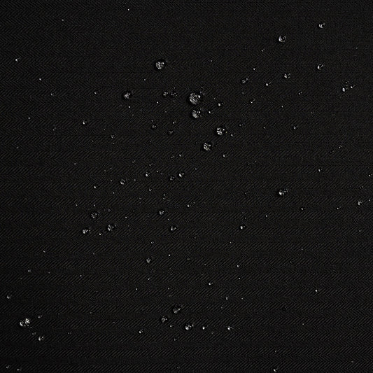 Textured Poly Melange - Black