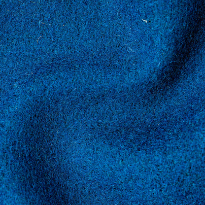 Wool Melton Royal Blue (detail)