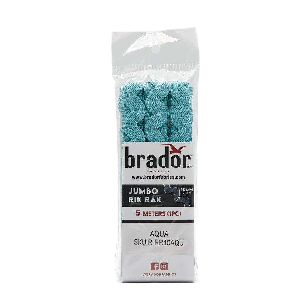 Rik Rak Rik Rak - Aqua – Brador Fabrics