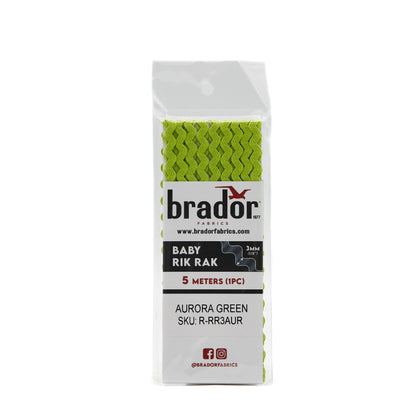Rik Rak - Aurora Green 3mm Pack