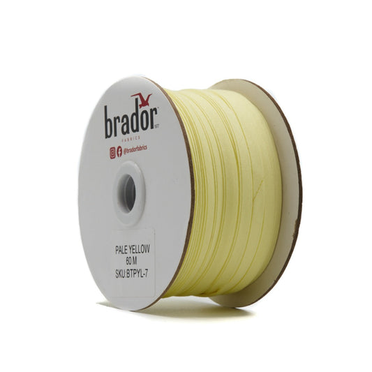 Bias Tape - Pale Yellow (7mm roll)