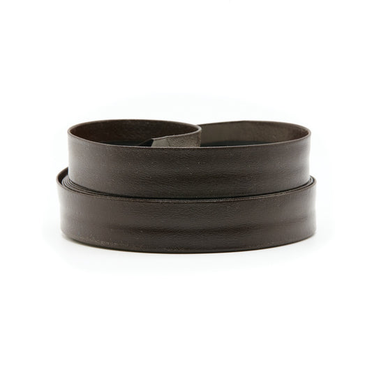 Faux Leather (PU) Bias - Brown