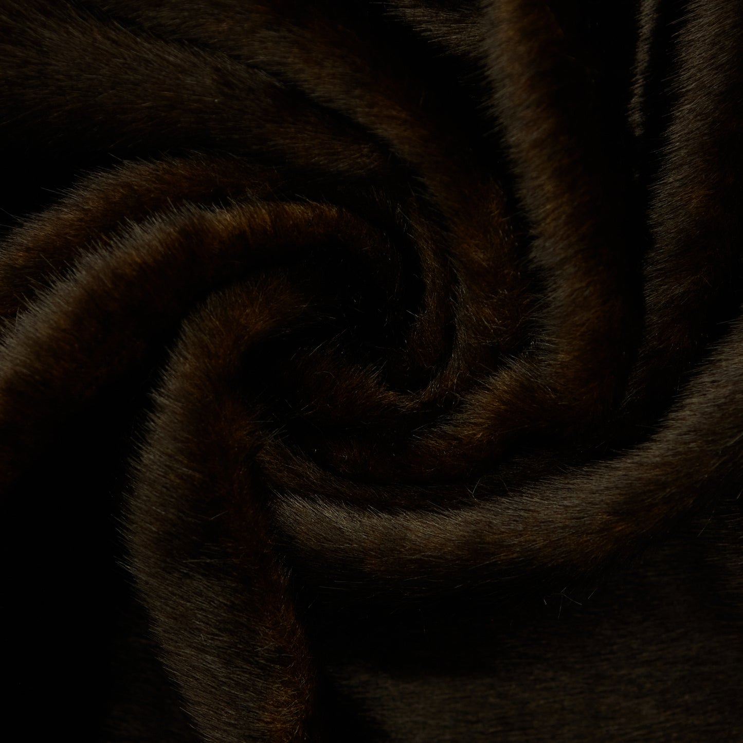 Faux Fur - Dark Mahogany Mink (detail)
