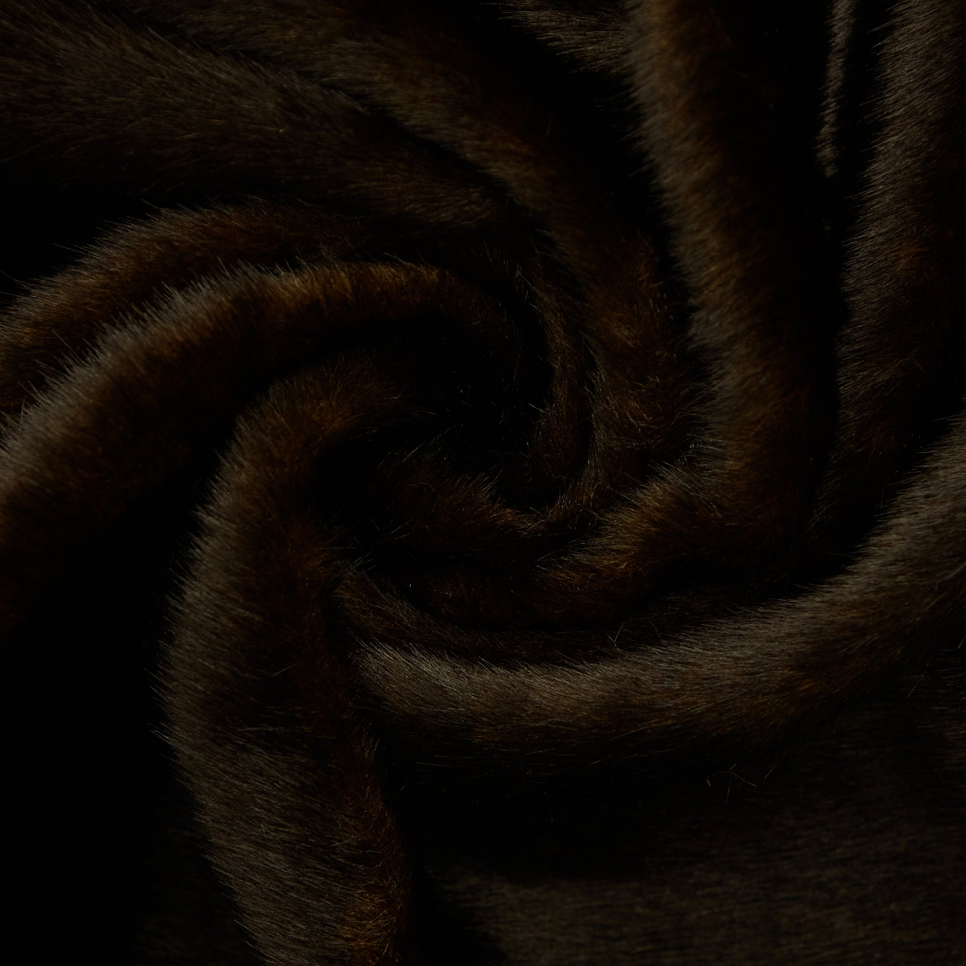 Faux Fur - Dark Mahogany Mink (detail)