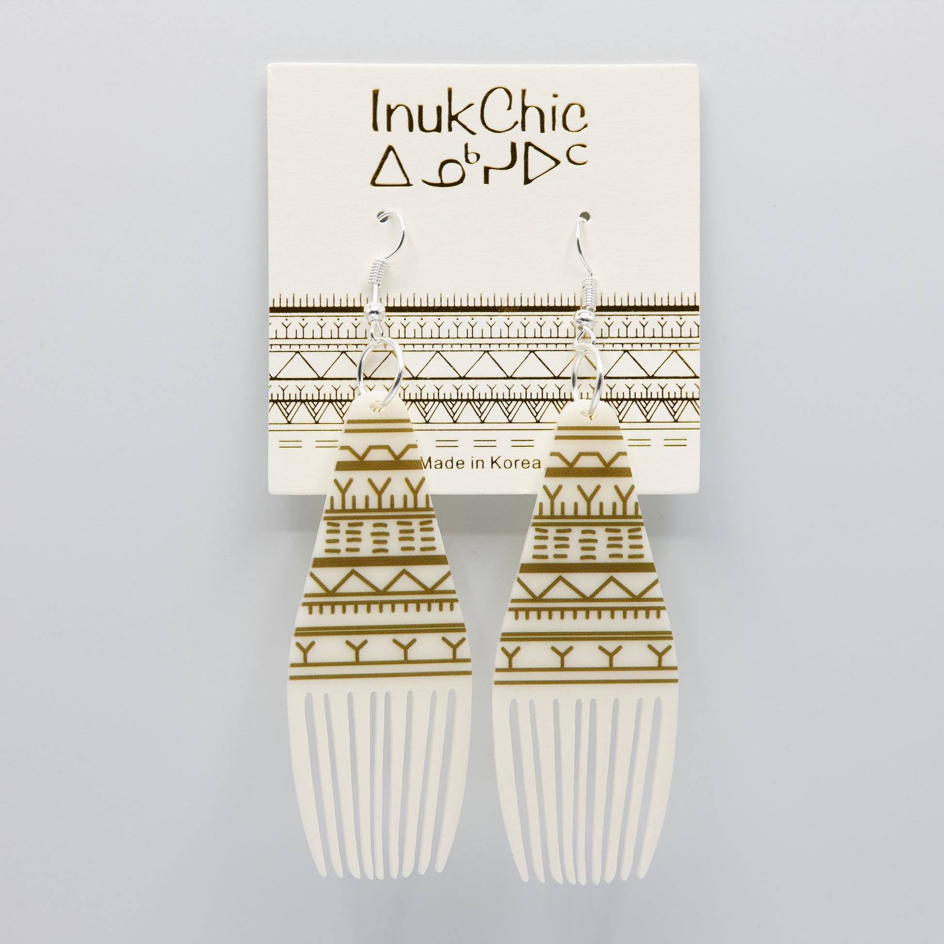 InukChic® Earring - Illaiguti Kakiniliik - Ivory (pair)