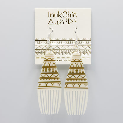 InukChic® Earring - Illaiguti Kakiniliik - Ivory (pair)