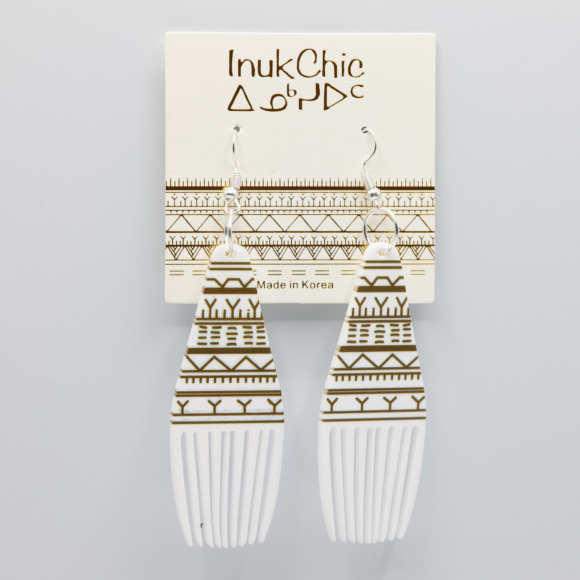 InukChic® Earring - Illaiguti Kakiniliik - White (pair)