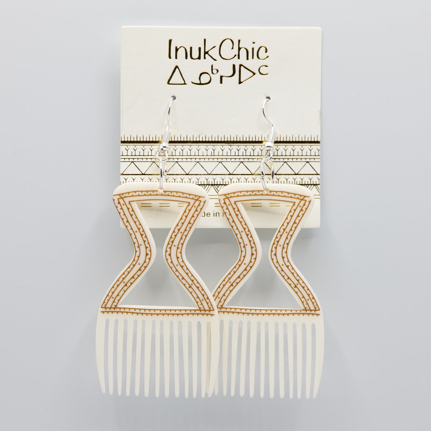 Boucle d'oreille InukChic® - Peigne