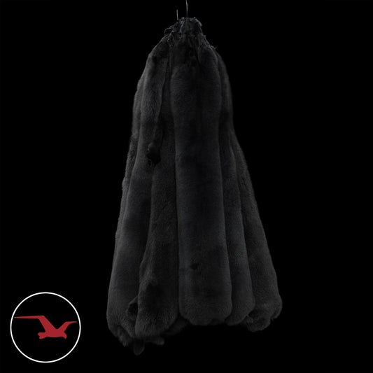 Dyed Norweigan Blue Fox Fur - Charcoal