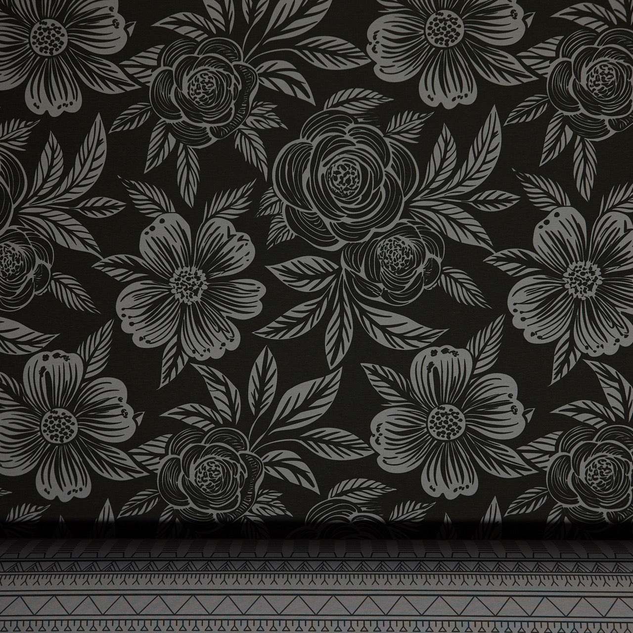 Commander® Western Floral - Pewter (Tunniit back)