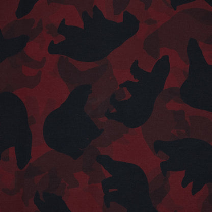 Commander® Polar Bear Camo - Burgundy (detail)