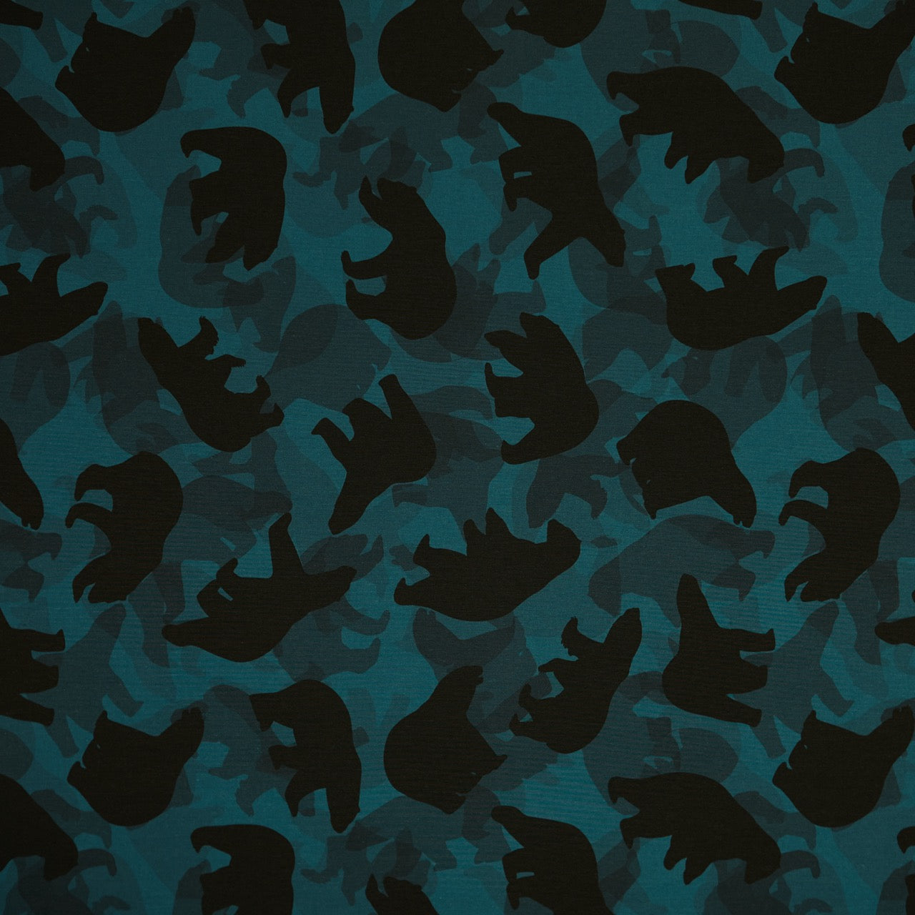 Commander® Polar Bear Camo - Turquoise – Brador Fabrics