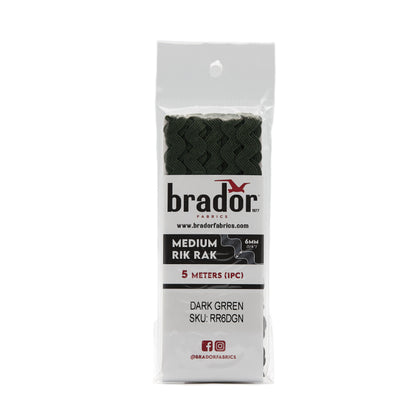 Rik Rak - Dark Green (Forest/Hunter) 6mm Pack
