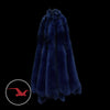Dyed Norwegian Blue Fox Fur - Pacific Blue