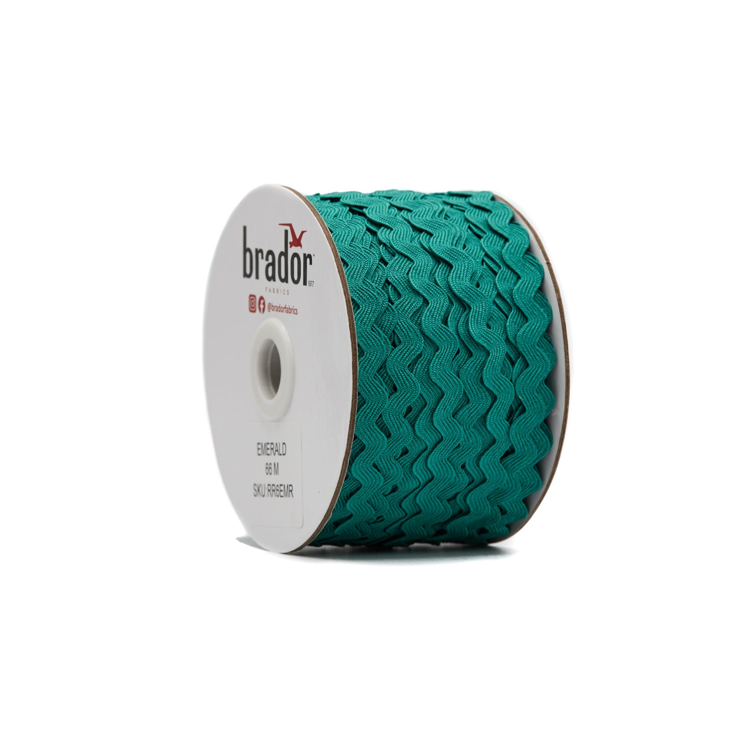 Rik Rak - Emerald 6mm Roll