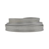 Faux Leather (PU) Bias - Grey (Silver)