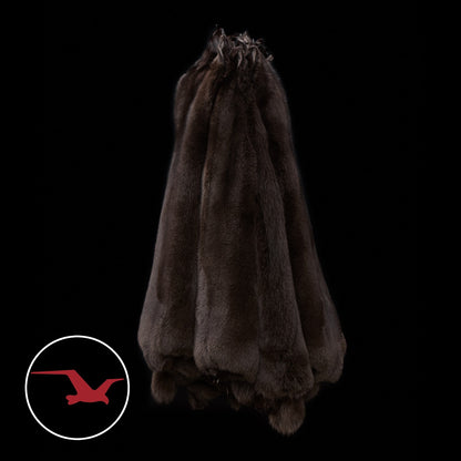 Dyed Norweigan Blue Fox Fur - Brown