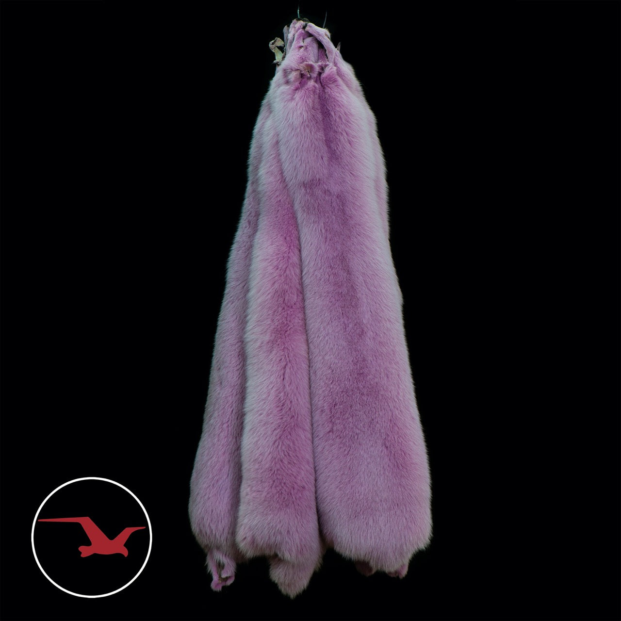 Dyed Shadow Fox Fur - Lavender (full)