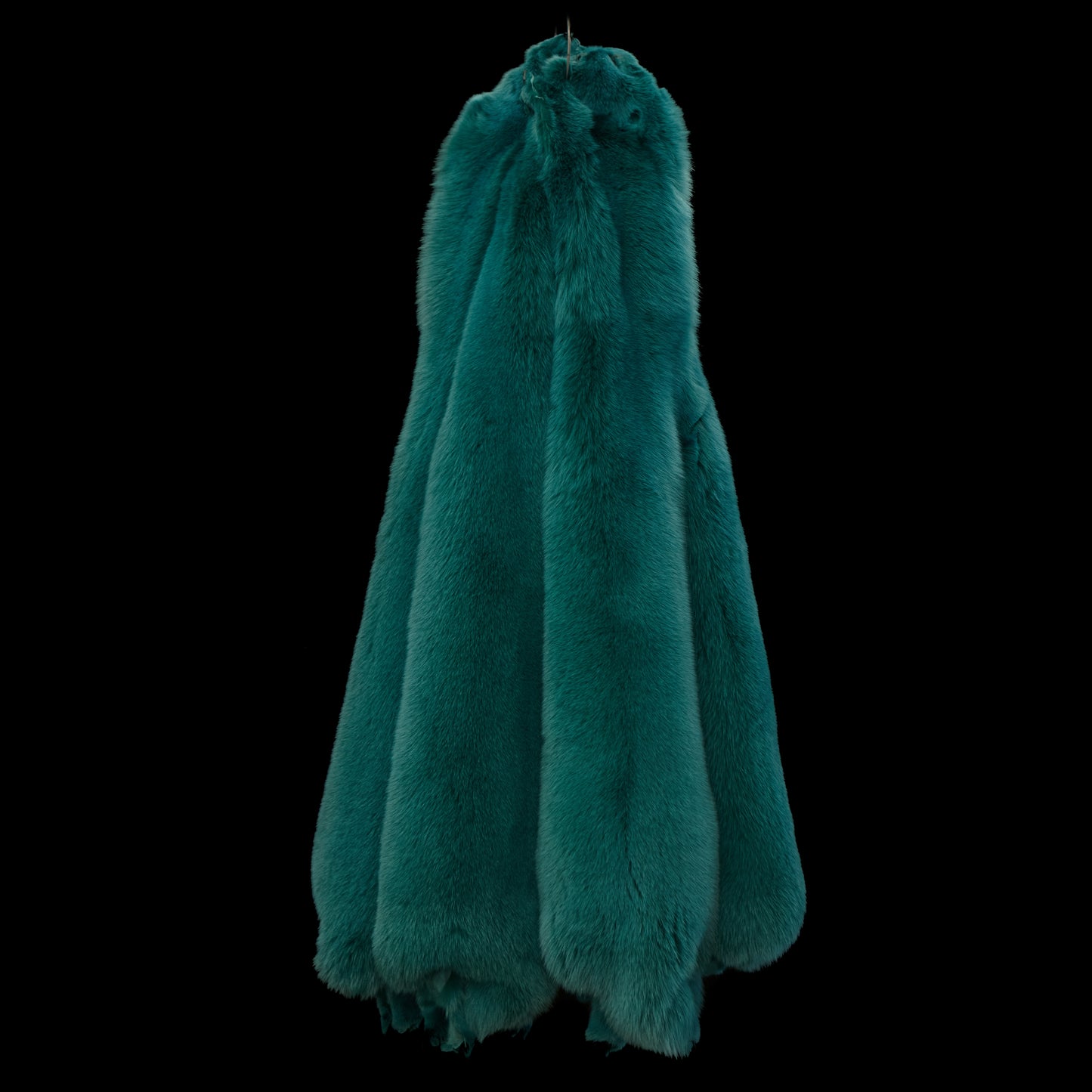 Dyed Shadow Fox Fur - Emerald
