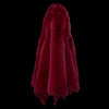 Dyed Shadow Fox Fur - Raspberry