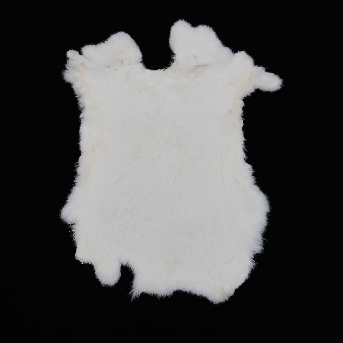 10 White Rabbit Fur Pelts – Grade B, Great Value For Craft & Fashion