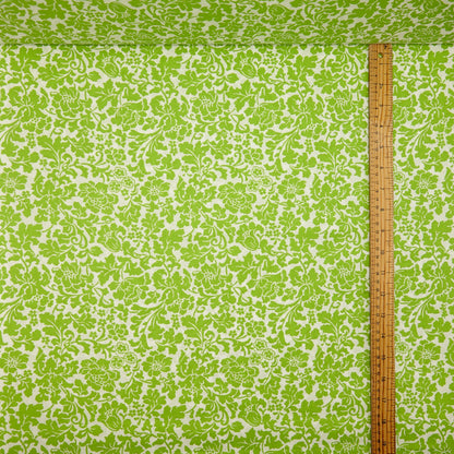 Quilting Cotton - Floral - Green Flourish (measured)