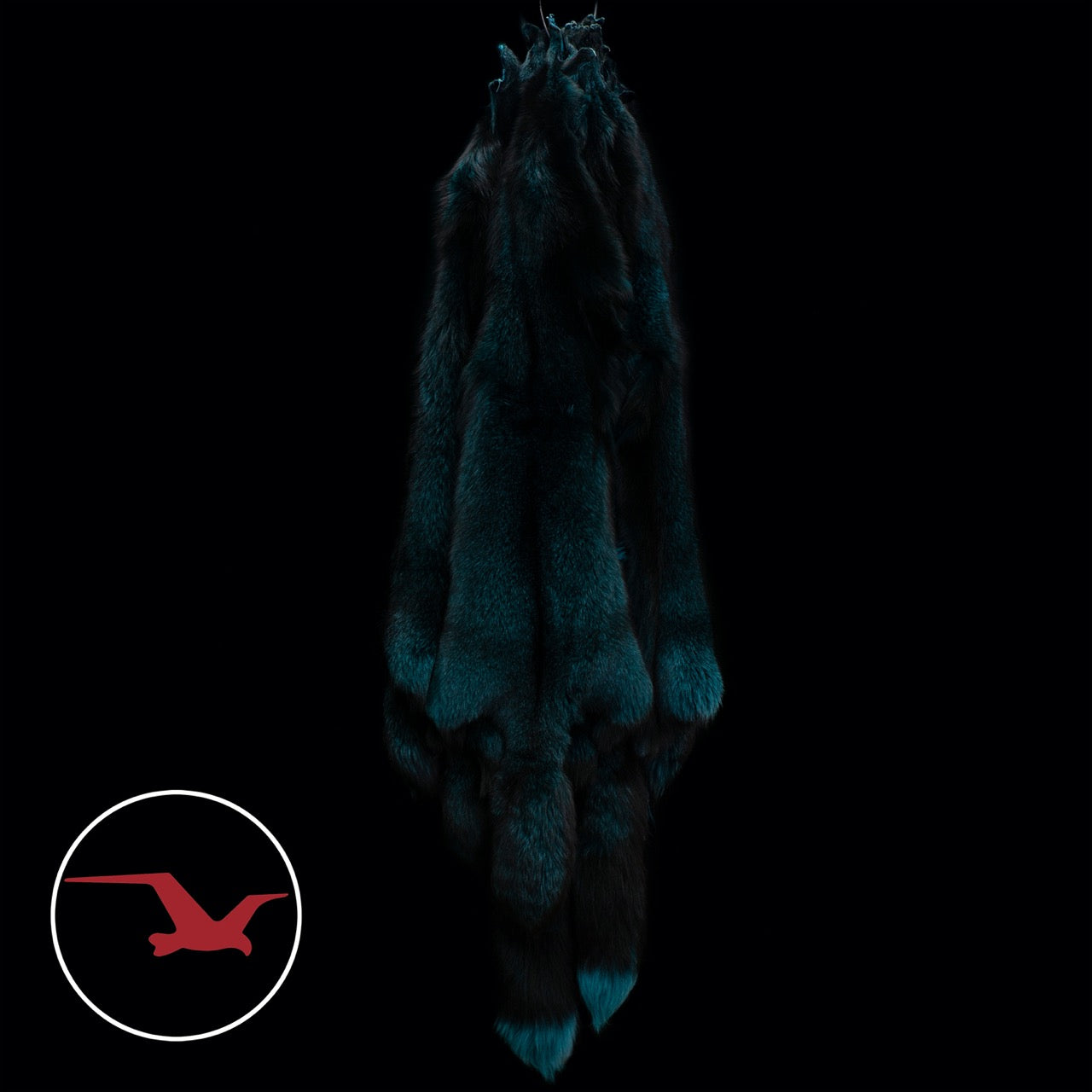 Dyed Indigo (Blue Frost) Fox Fur - Turquoise (pelts)