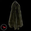 Dyed Norwegian Blue Fox Fur - Khaki (Forest Shadow)