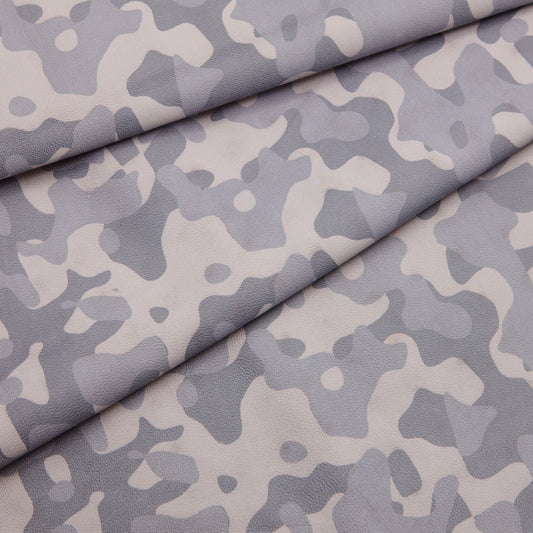 Floral Print Lambskin Leather - Moonstone Camo