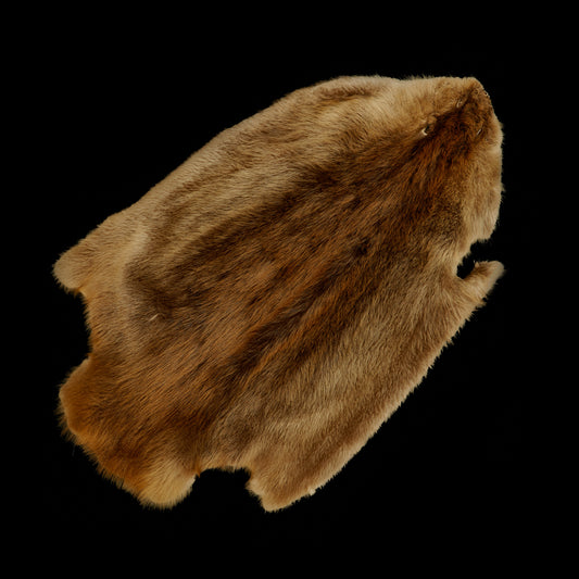 Long Haired Beaver Skin - Natural (super jumbo)