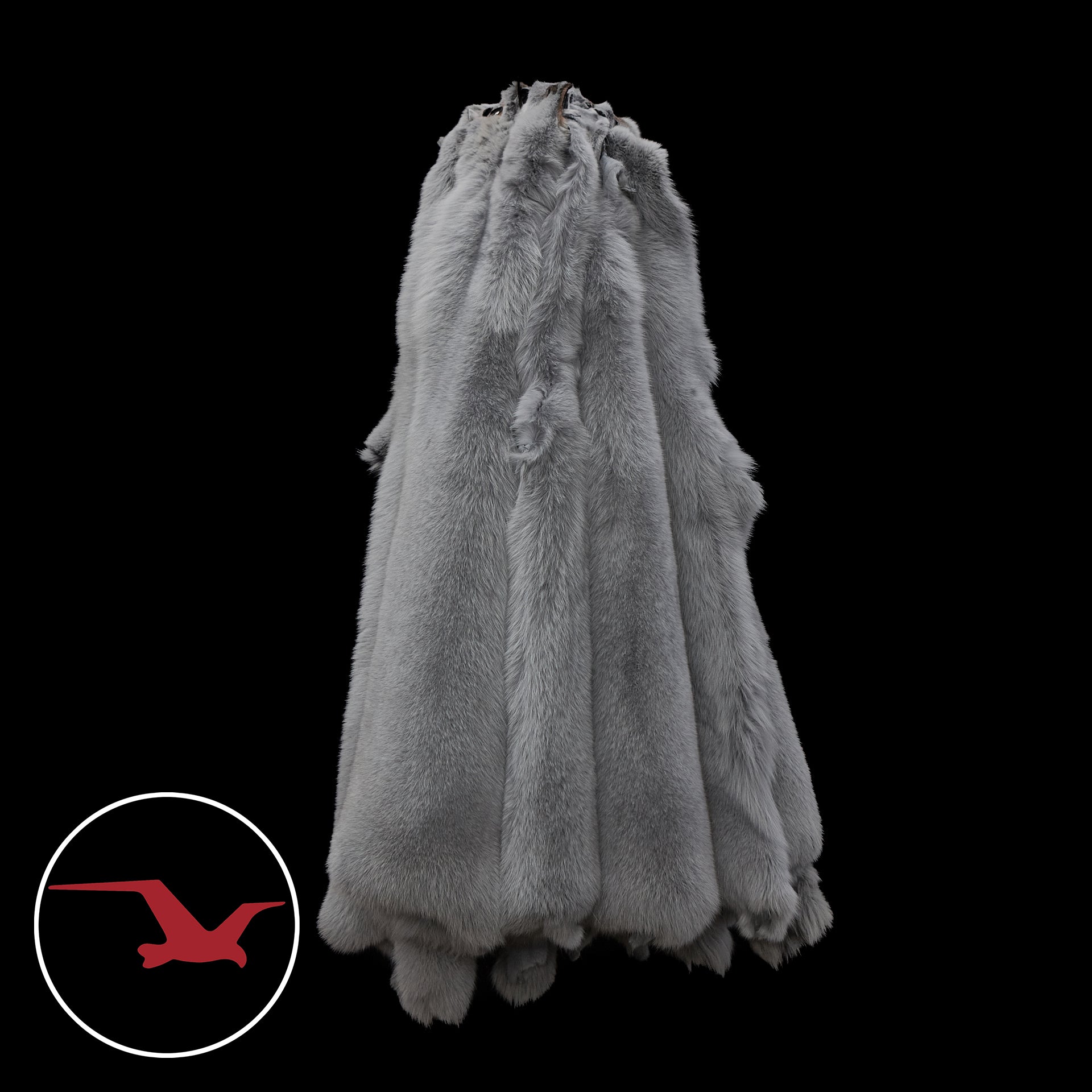 Dyed Shadow Fox Fur - Silver