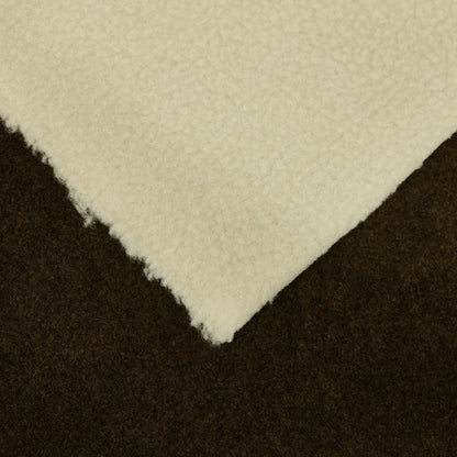 Bonded Sherpa Lining - 450 gsm - Olive (f)