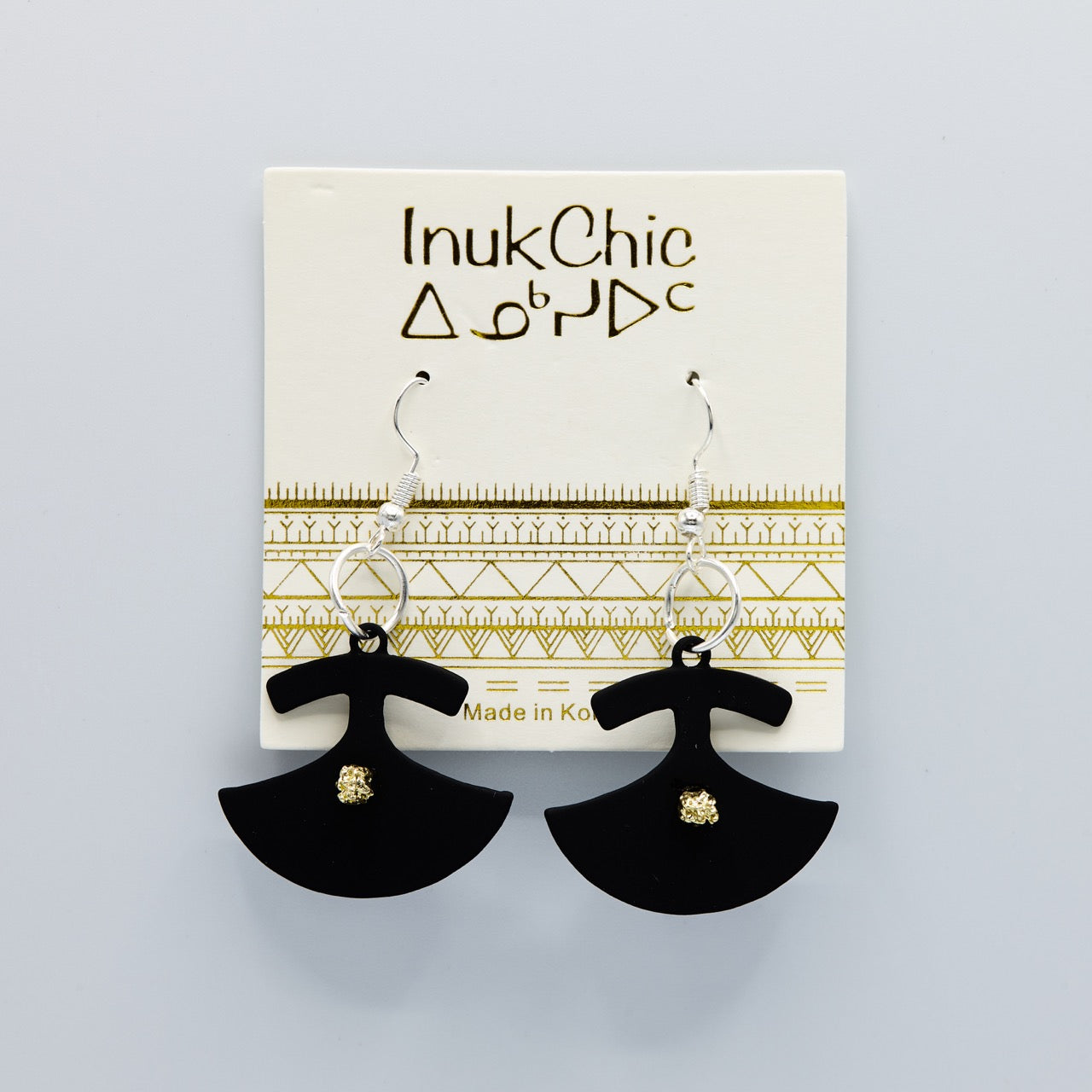 InukChic® Earring - Ulu - Black (pair)