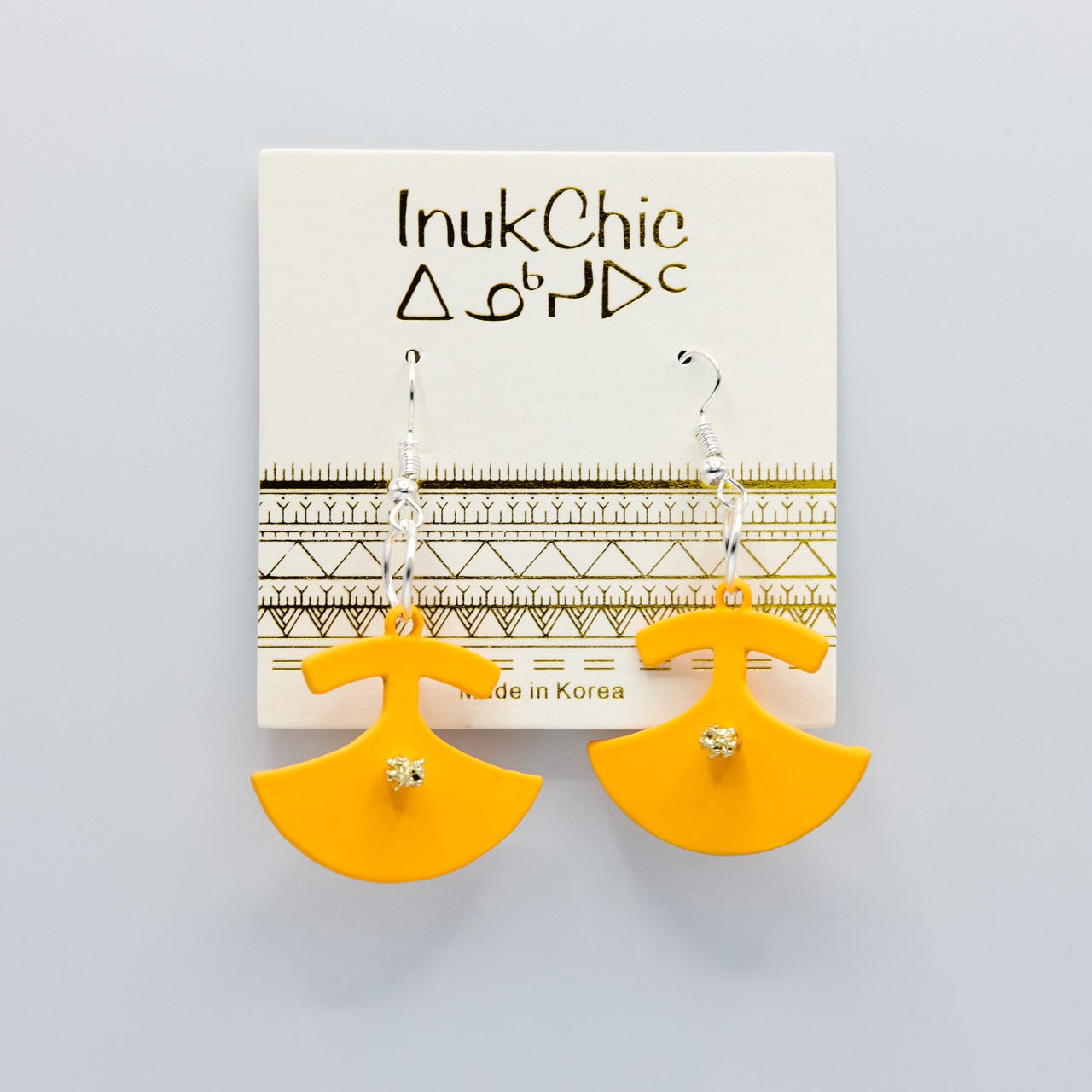 InukChic® Earring - Ulu - Mustard (pair)