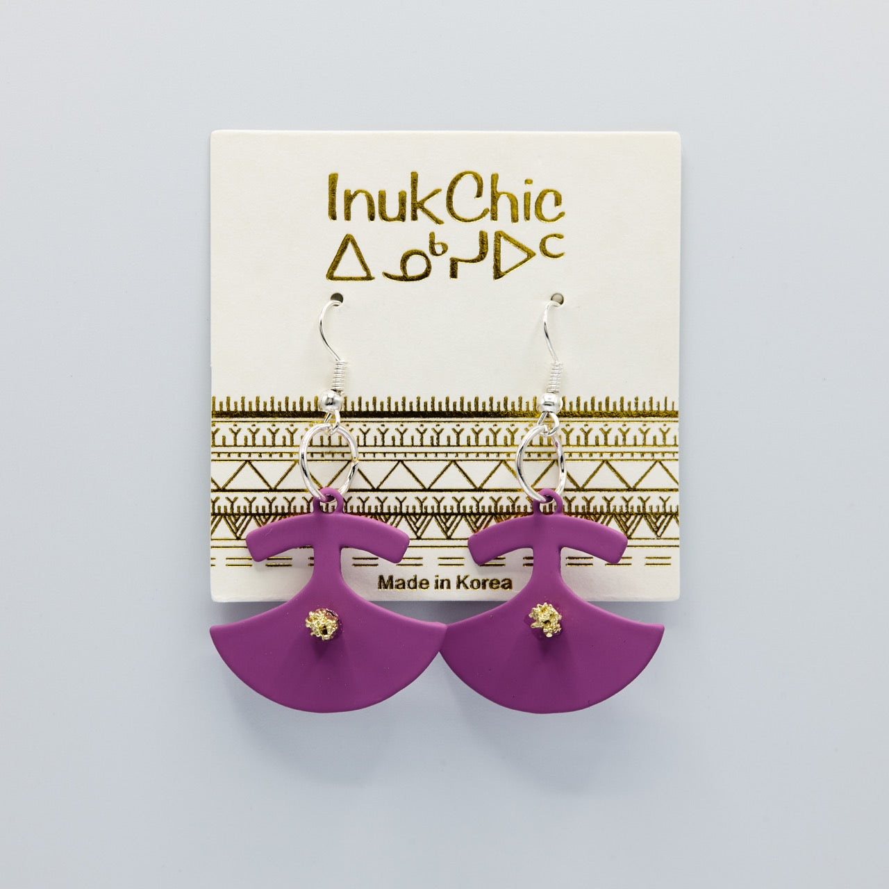 InukChic® Earring - Ulu - Purple (pair)