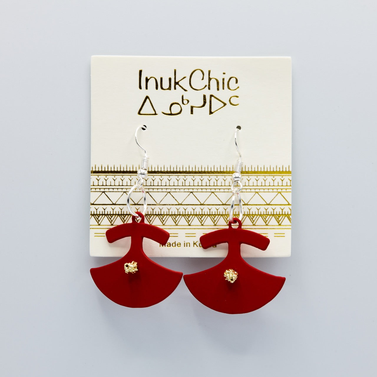 InukChic® Earring - Ulu - Red (pair)