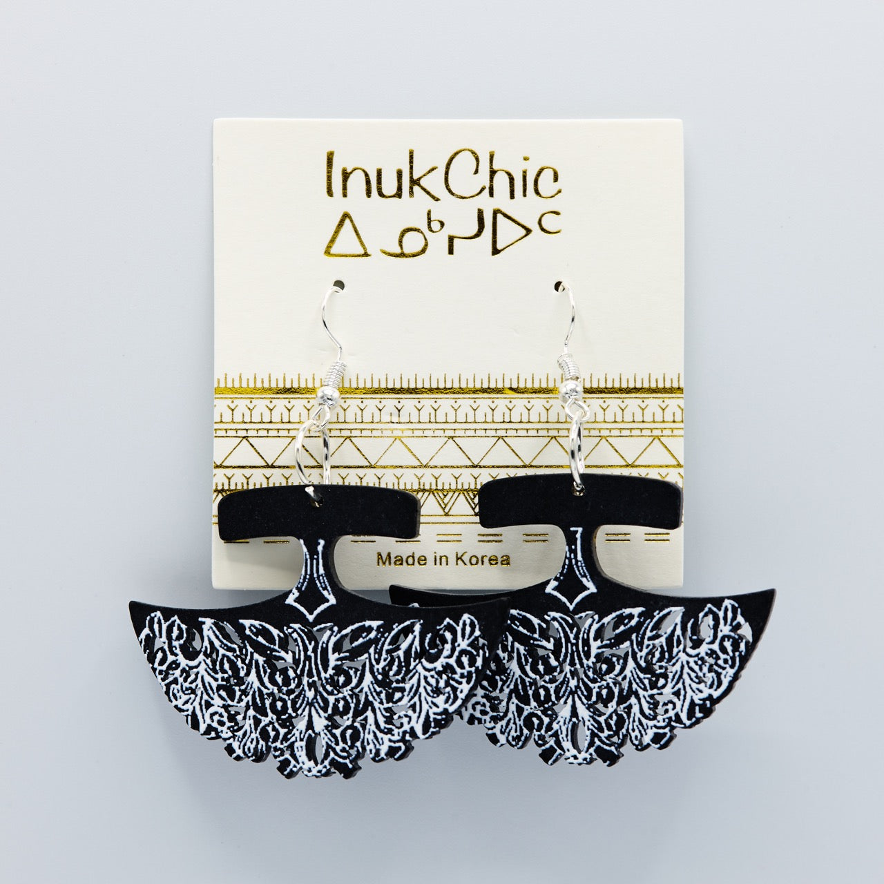 InukChic® Earring - Miqqulinnguak - Black (pair)